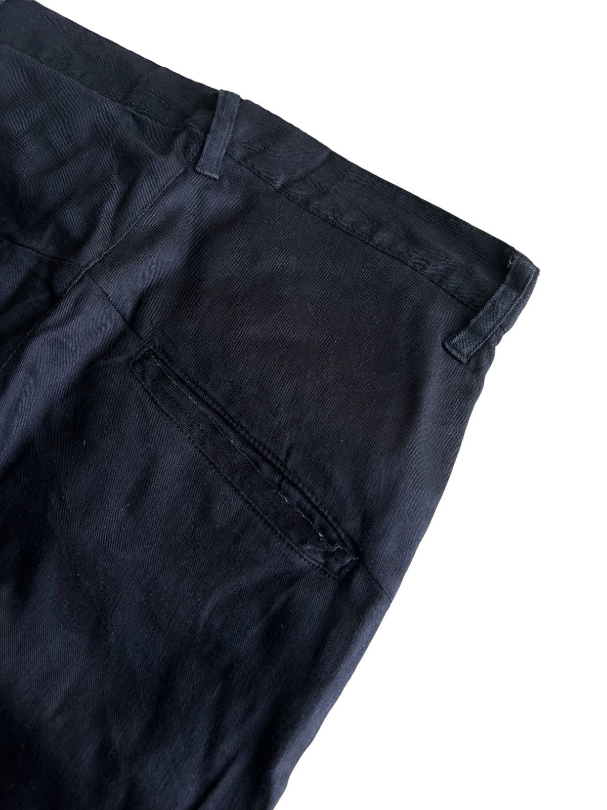 If Six Was Nine Le Grande Bleu LGB Drop Crotch Hakama Sarrouel Linen Pants Size US 32 / EU 48 - 8 Thumbnail