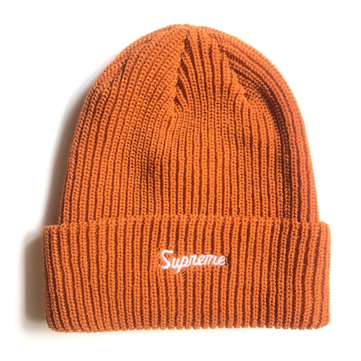 Supreme FW15 Loose Gauge Beanie ORANGE Size ONE SIZE - 1 Thumbnail