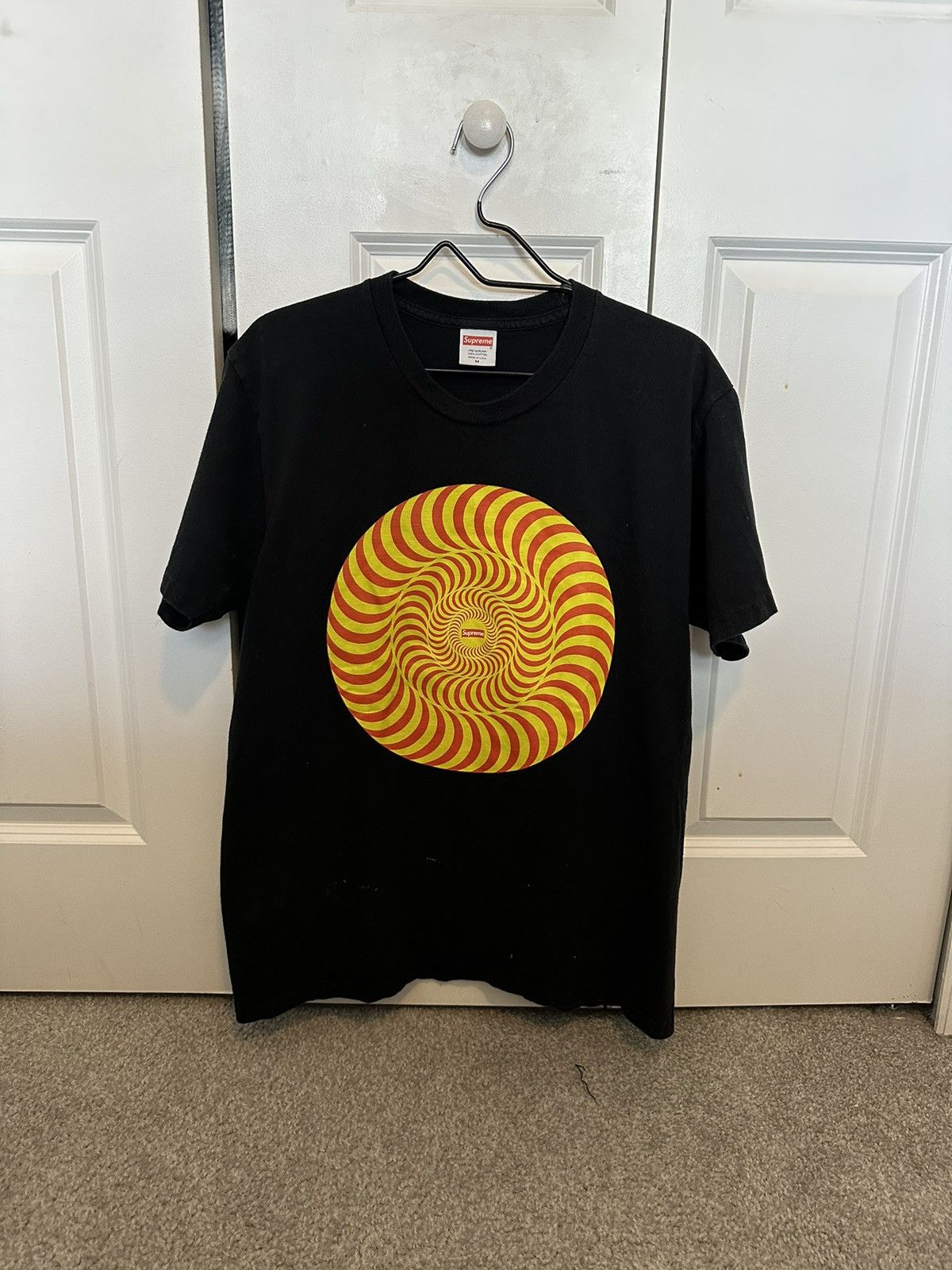 Supreme Supreme Spitfire Classic Swirl T-shirt Black | Grailed