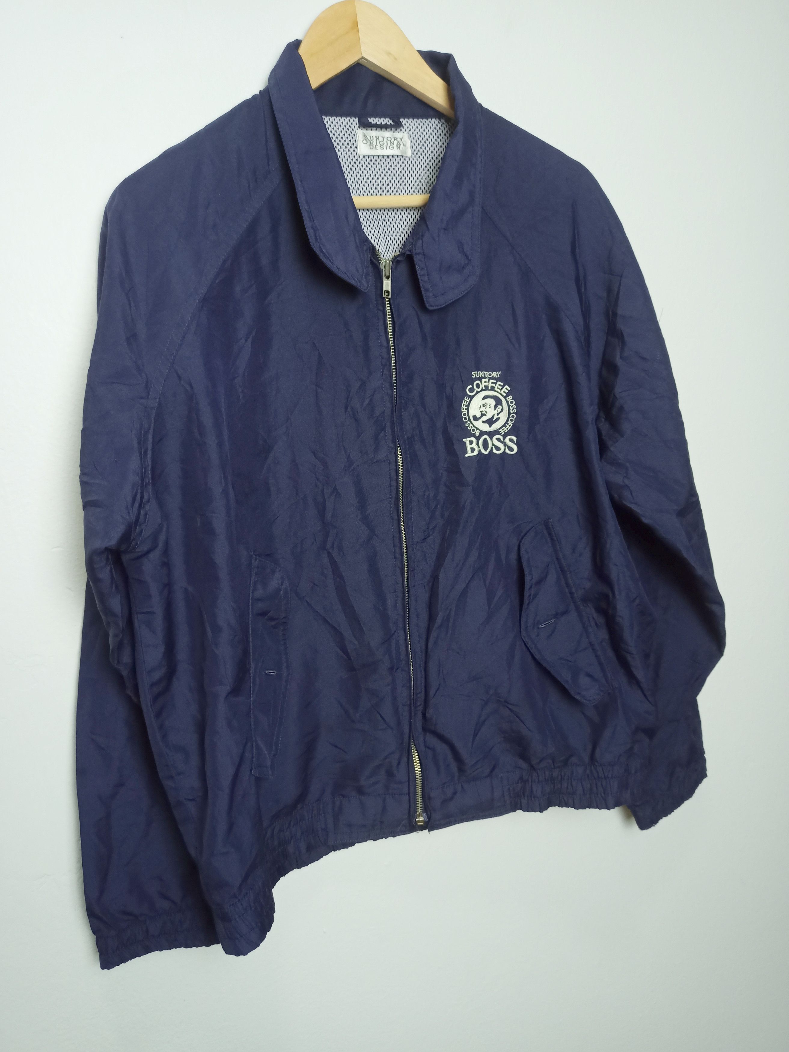 Vintage Suntory Original Design Coffee Boss Light Jacket Size US XL / EU 56 / 4 - 4 Thumbnail