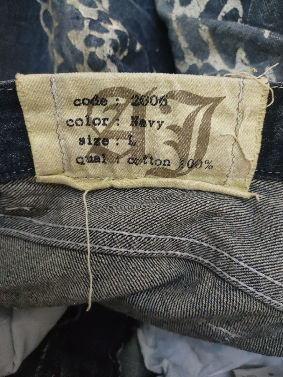 Japanese Brand Antful Jeans Angel Wings Distressed Denim Size US 31 - 8 Thumbnail