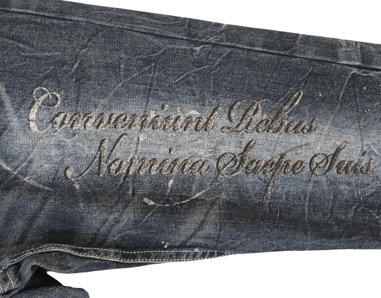Japanese Brand Antful Jeans Angel Wings Distressed Denim Size US 31 - 5 Thumbnail