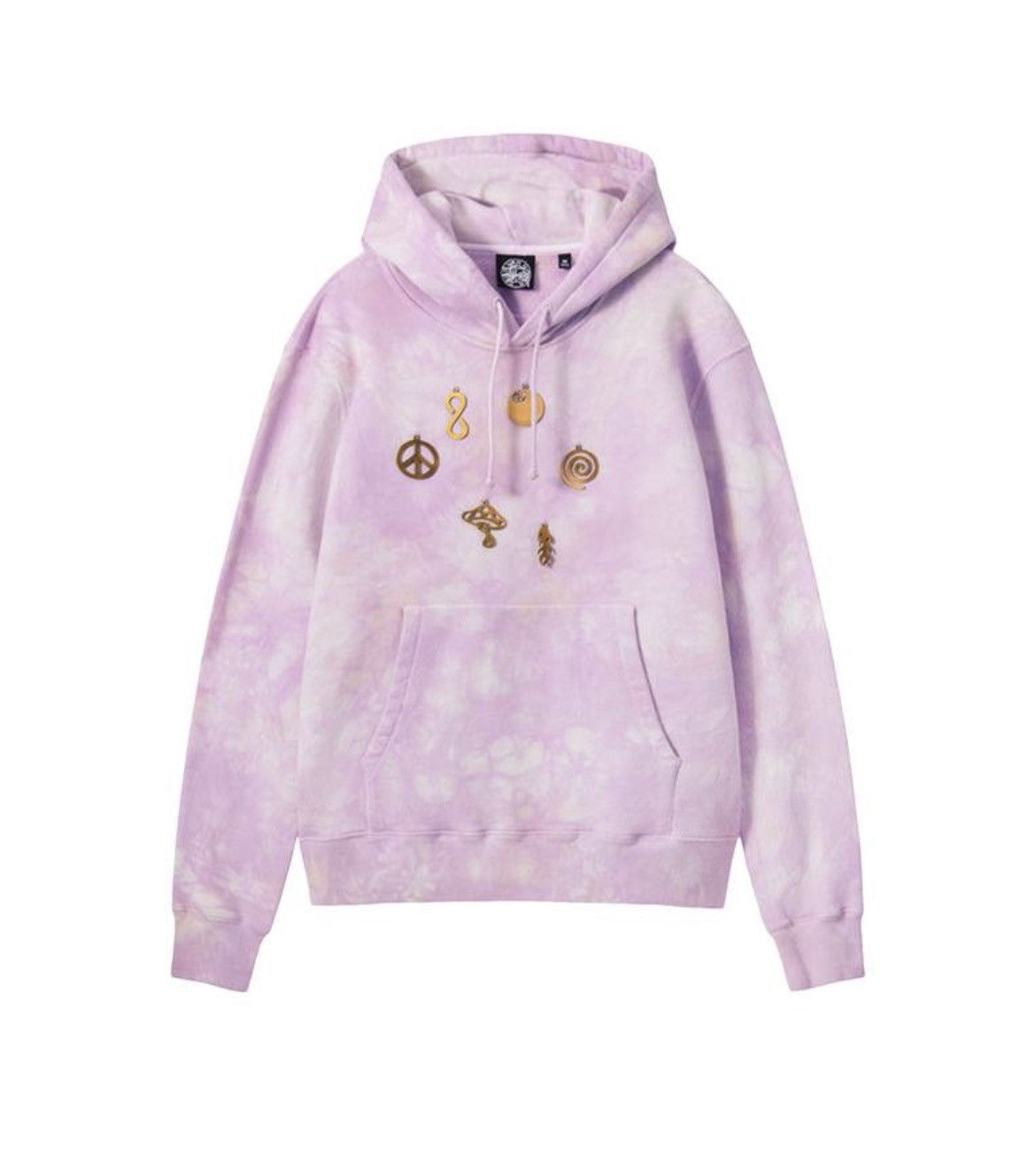 Stüssy x Dries Van Noten Bandana Hoodie Lilac Size L