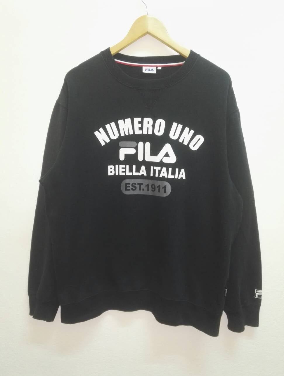 Fila Sweatshirt Fila Numero Uno Fila Biella Italia Est. 1911 Size US L / EU 52-54 / 3 - 1 Thumbnail
