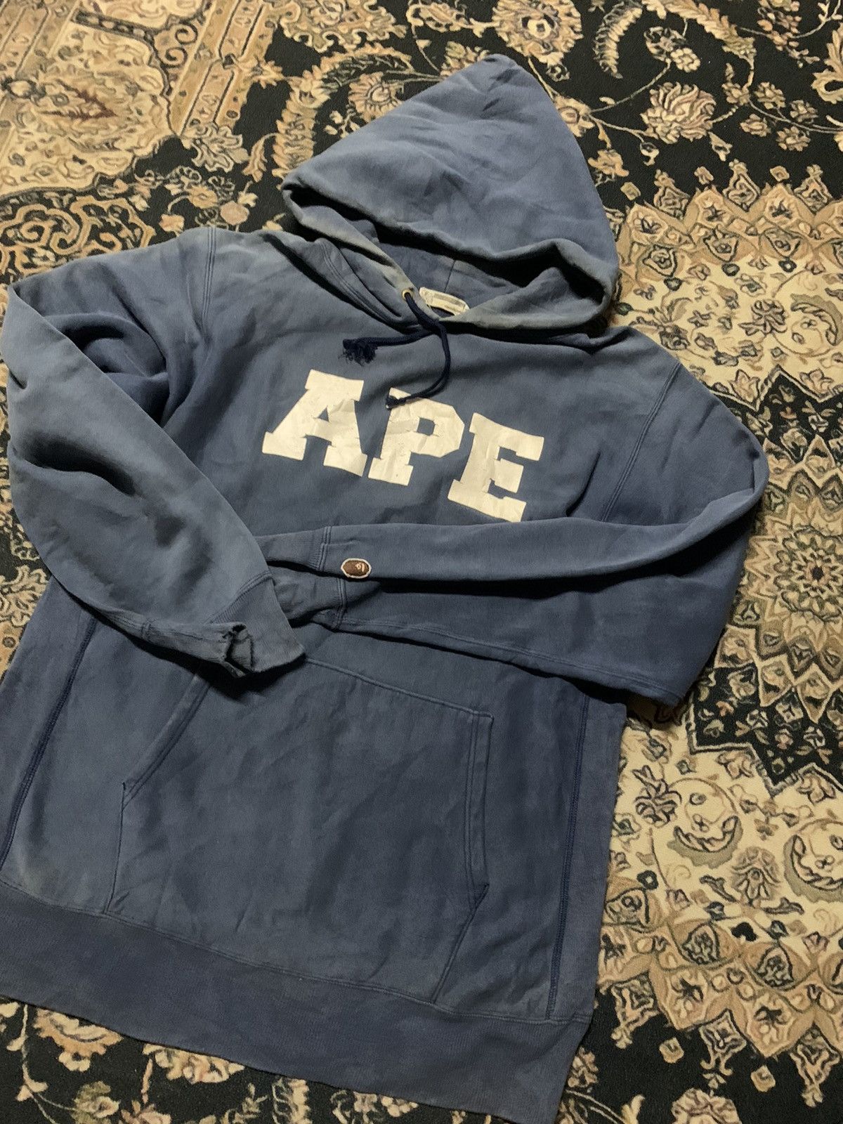 Bape Vintage Vintage Bape Pullover Hoodie Grailed