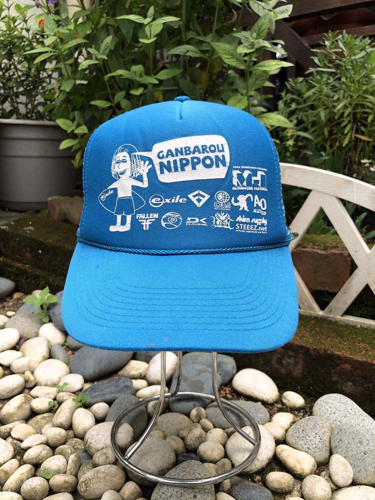 Japanese Brand GANBAROU NIPPON (がんばろう日本) SKIMBOARDS SURFING CAP HAT Size ONE SIZE - 2 Thumbnail