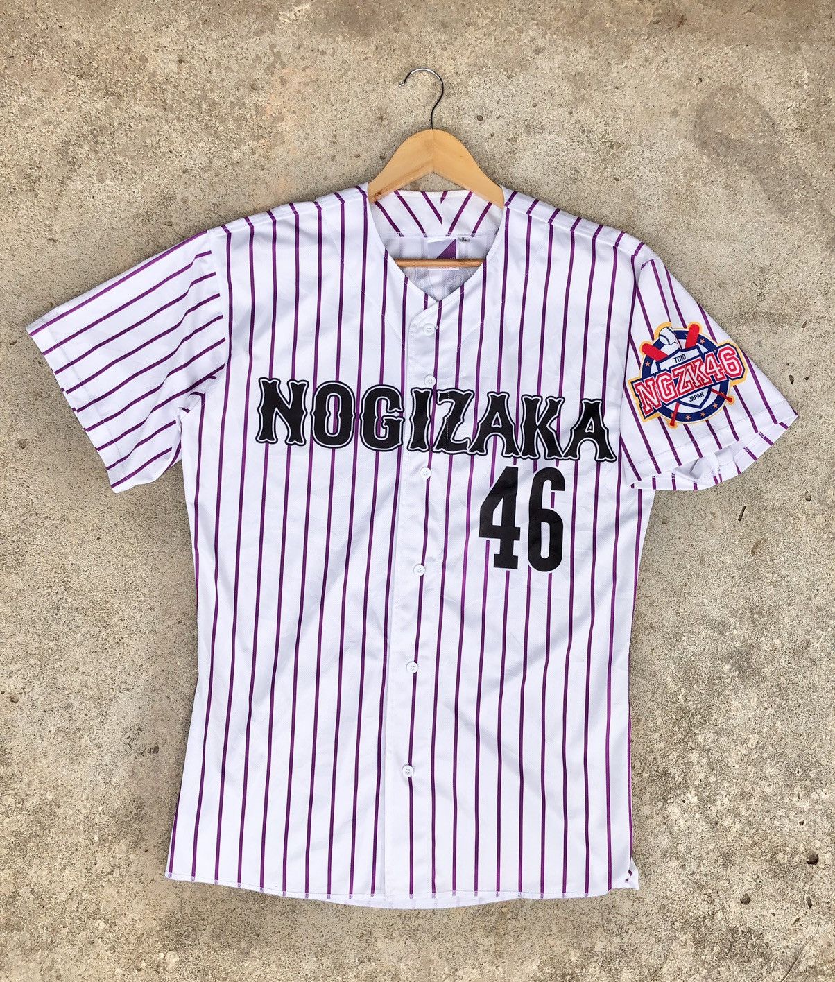 Japanese Brand NOGIZAKA 46 baseball jersey Size US M / EU 48-50 / 2 - 1 Thumbnail