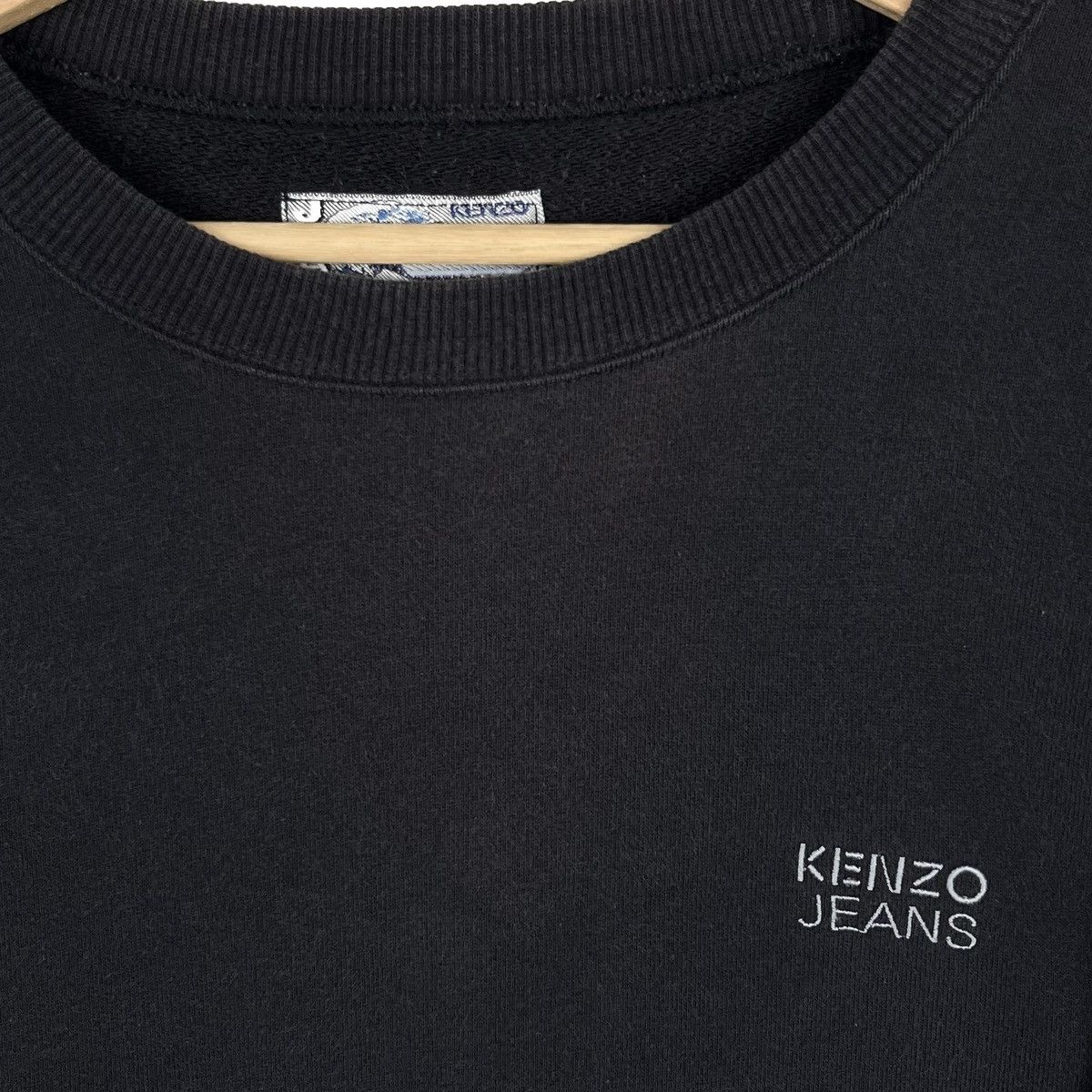 Kenzo × Vintage Vintage Kenzo Embroidered Spell Sweatshirt Size US M / EU 48-50 / 2 - 9 Thumbnail