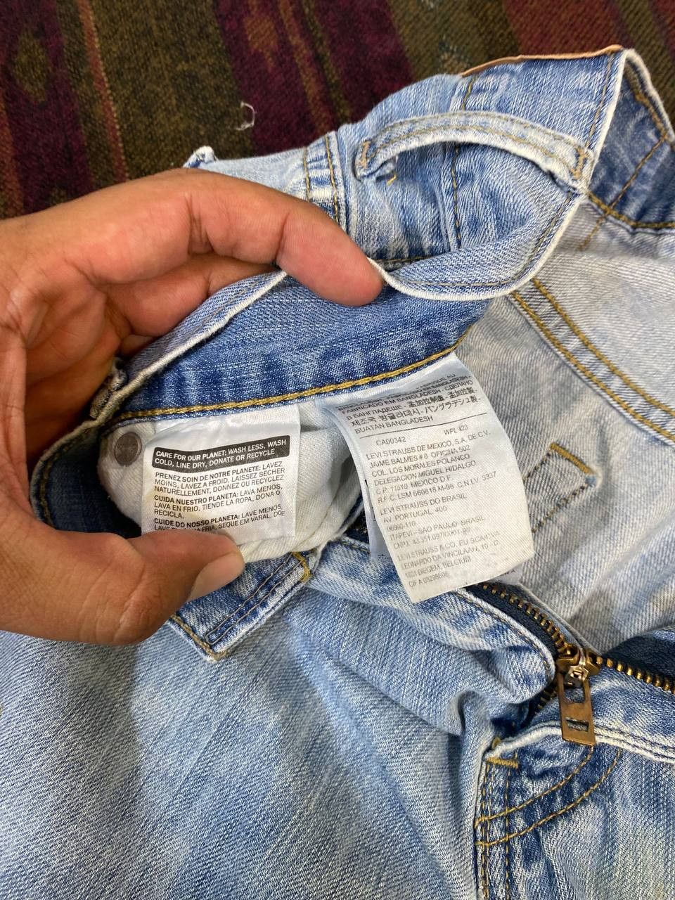 Levi's levis 569 loose straight fit distressed denim Size US 35 - 16 Thumbnail