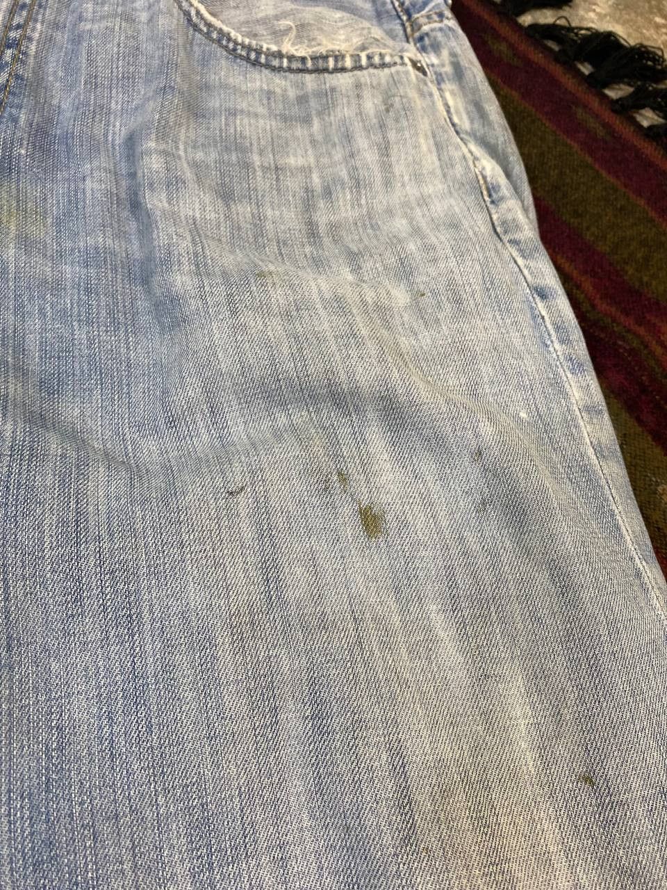 Levi's levis 569 loose straight fit distressed denim Size US 35 - 13 Thumbnail