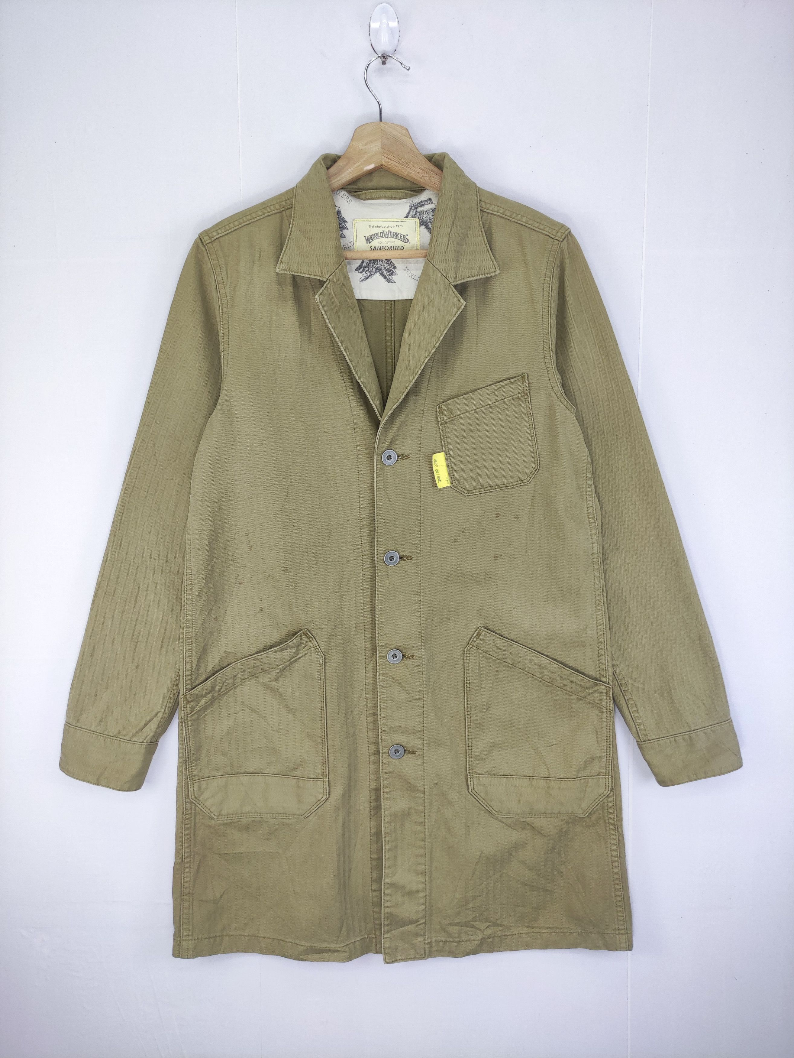 Big John Vintage Big John Sanforized Work Wear Chore Jacket Size US S / EU 44-46 / 1 - 1 Thumbnail