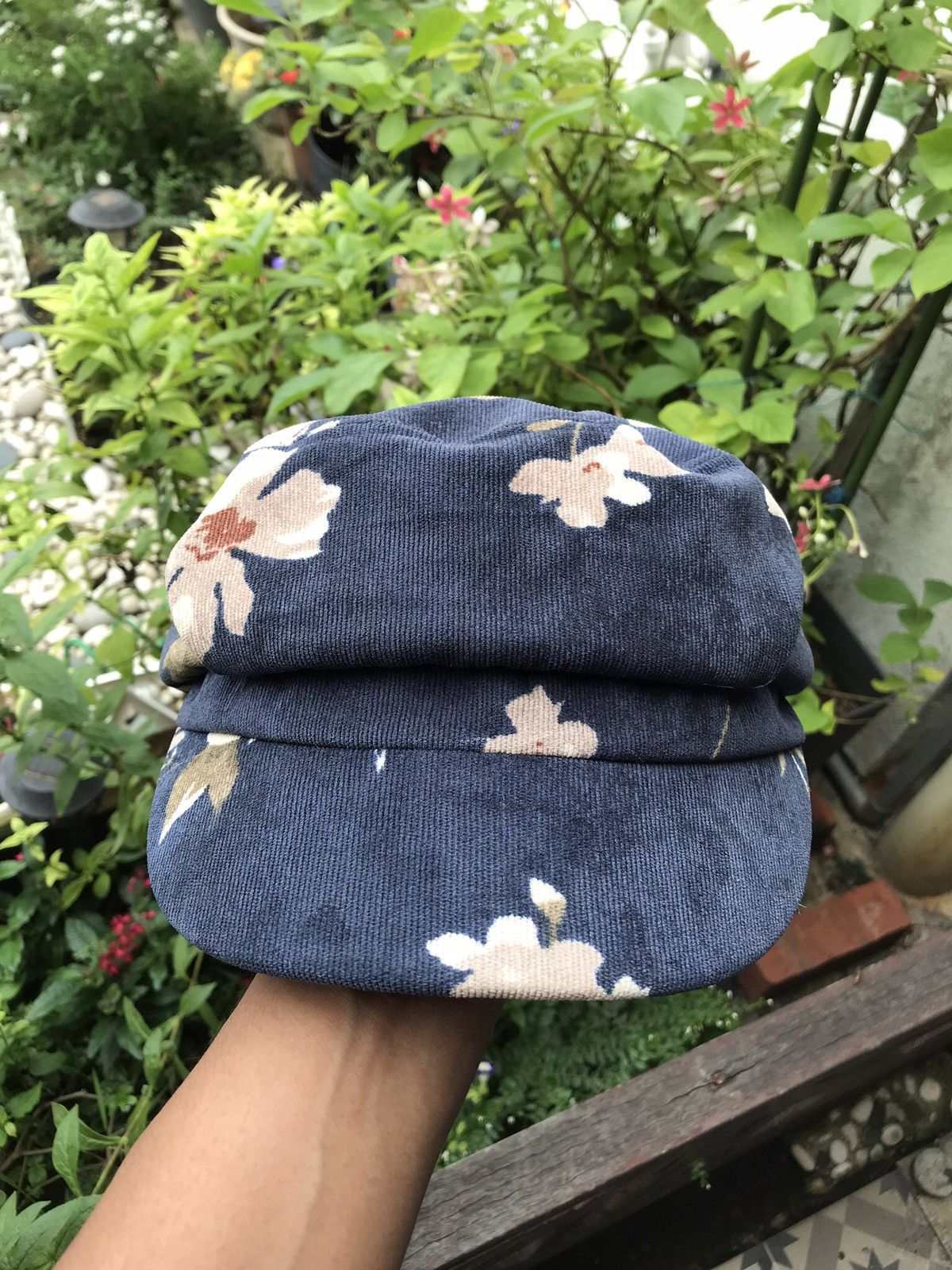 Other CORDUROY FLORA BAKER BOY MILITARY HAT CAP BY HIDE TRADING Size ONE SIZE - 2 Thumbnail