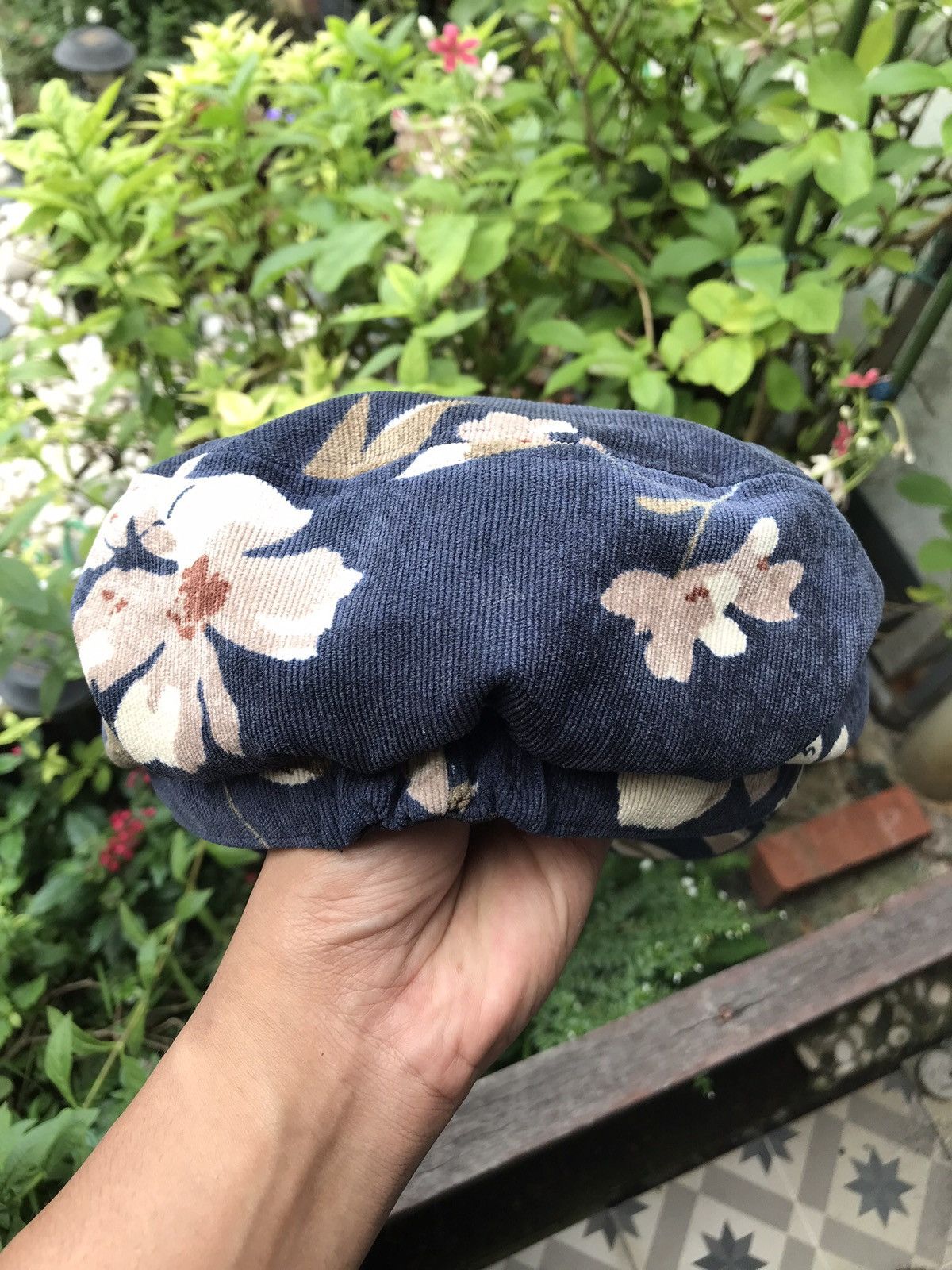 Other CORDUROY FLORA BAKER BOY MILITARY HAT CAP BY HIDE TRADING Size ONE SIZE - 4 Thumbnail