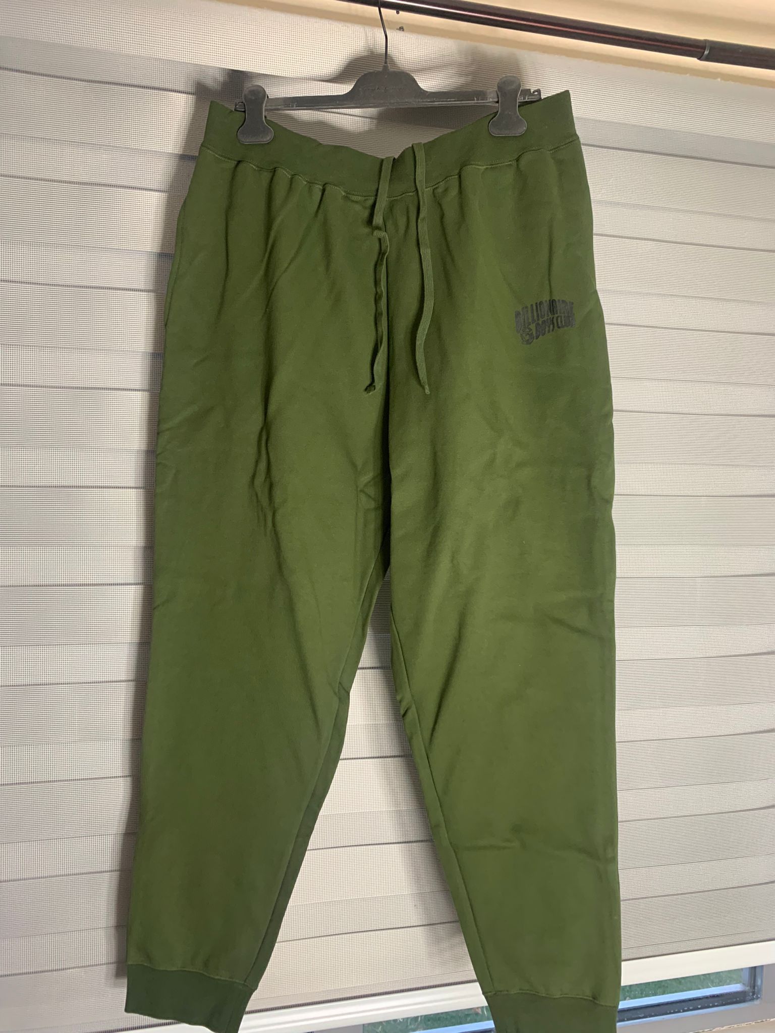 Image of Billionaire Boys Club Logo Sweat Pants In Olive, Men's (Size 36)