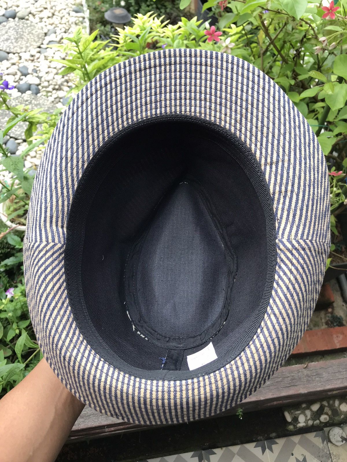 Other HICKORY DENIM WITH BELT FEDORA TRILBY HAT BY HIDE TRADING Size ONE SIZE - 7 Thumbnail