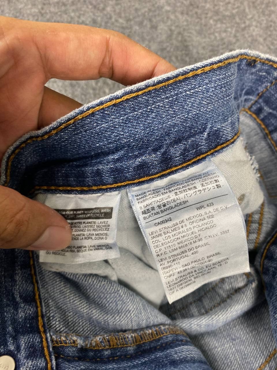 Levi's levis 559 relaxed straight fit distressed denim Size US 38 / EU 54 - 13 Thumbnail