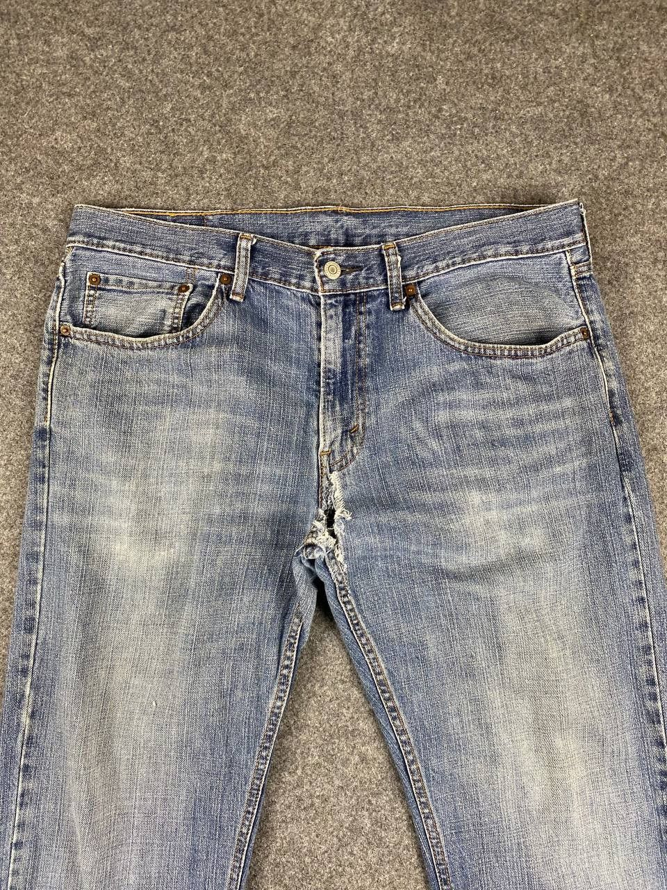 Levi's levis 559 relaxed straight fit distressed denim Size US 38 / EU 54 - 9 Thumbnail