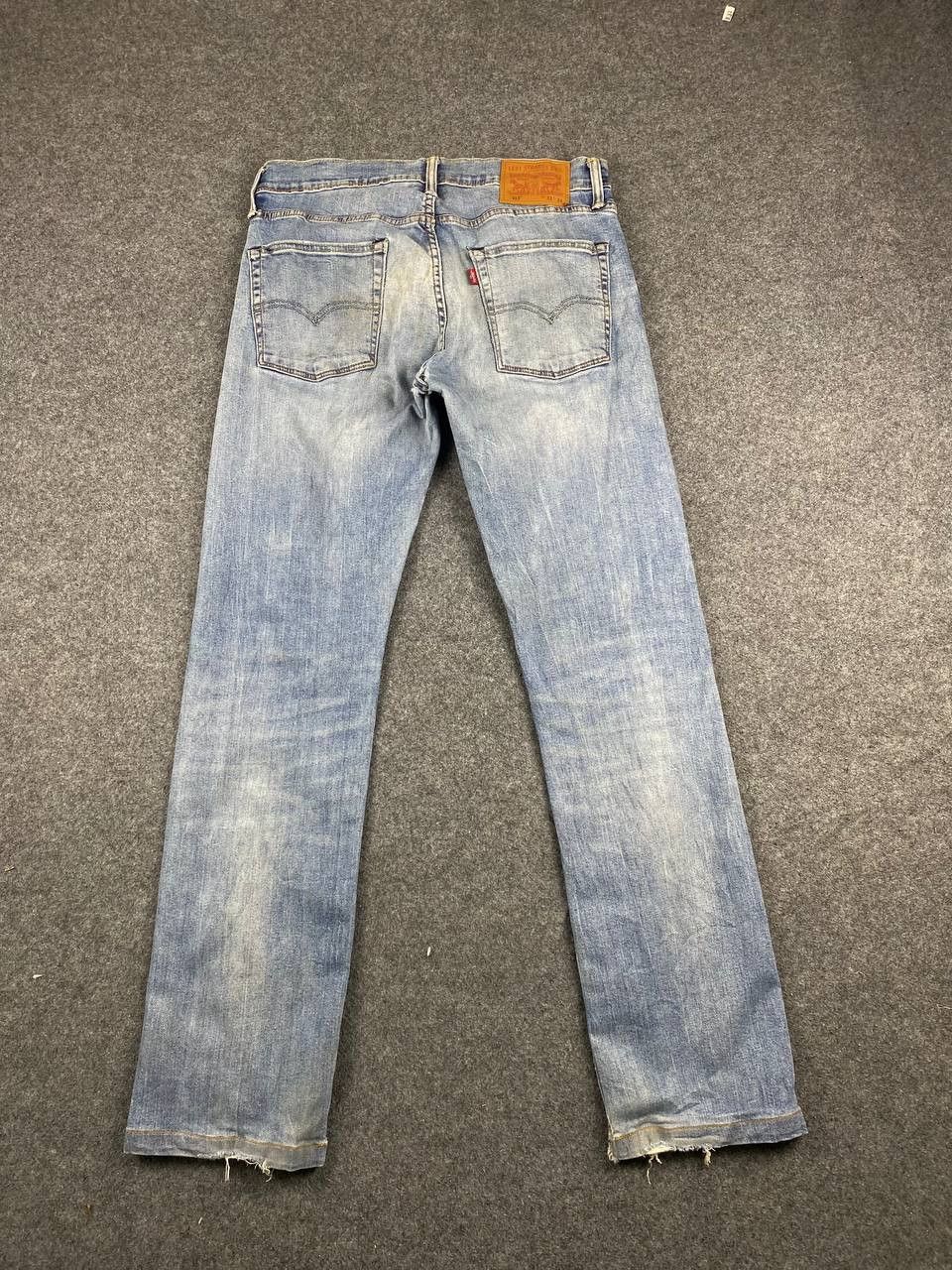 Levi's levis 513 straight cut distressed denim Size US 34 / EU 50 - 1 Thumbnail