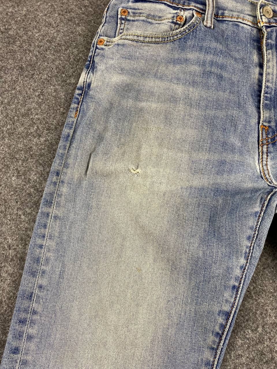 Levi's levis 513 straight cut distressed denim Size US 34 / EU 50 - 11 Thumbnail