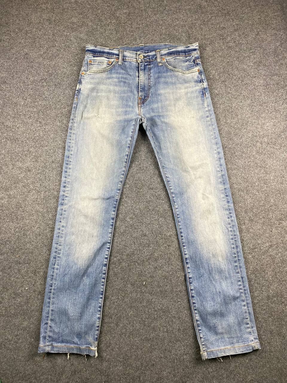 Levi's levis 513 straight cut distressed denim Size US 34 / EU 50 - 9 Thumbnail
