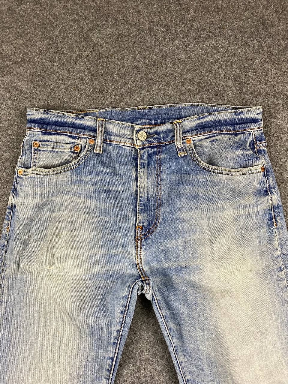 Levi's levis 513 straight cut distressed denim Size US 34 / EU 50 - 10 Thumbnail