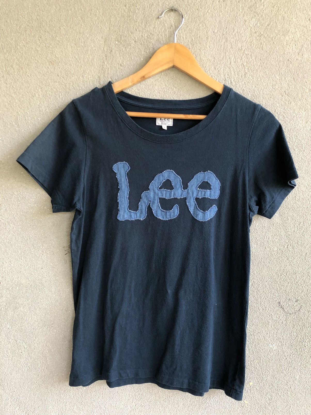 Japanese Brand × Lee Lee patches jeans logo t shirt Size S / US 4 / IT 40 - 1 Thumbnail