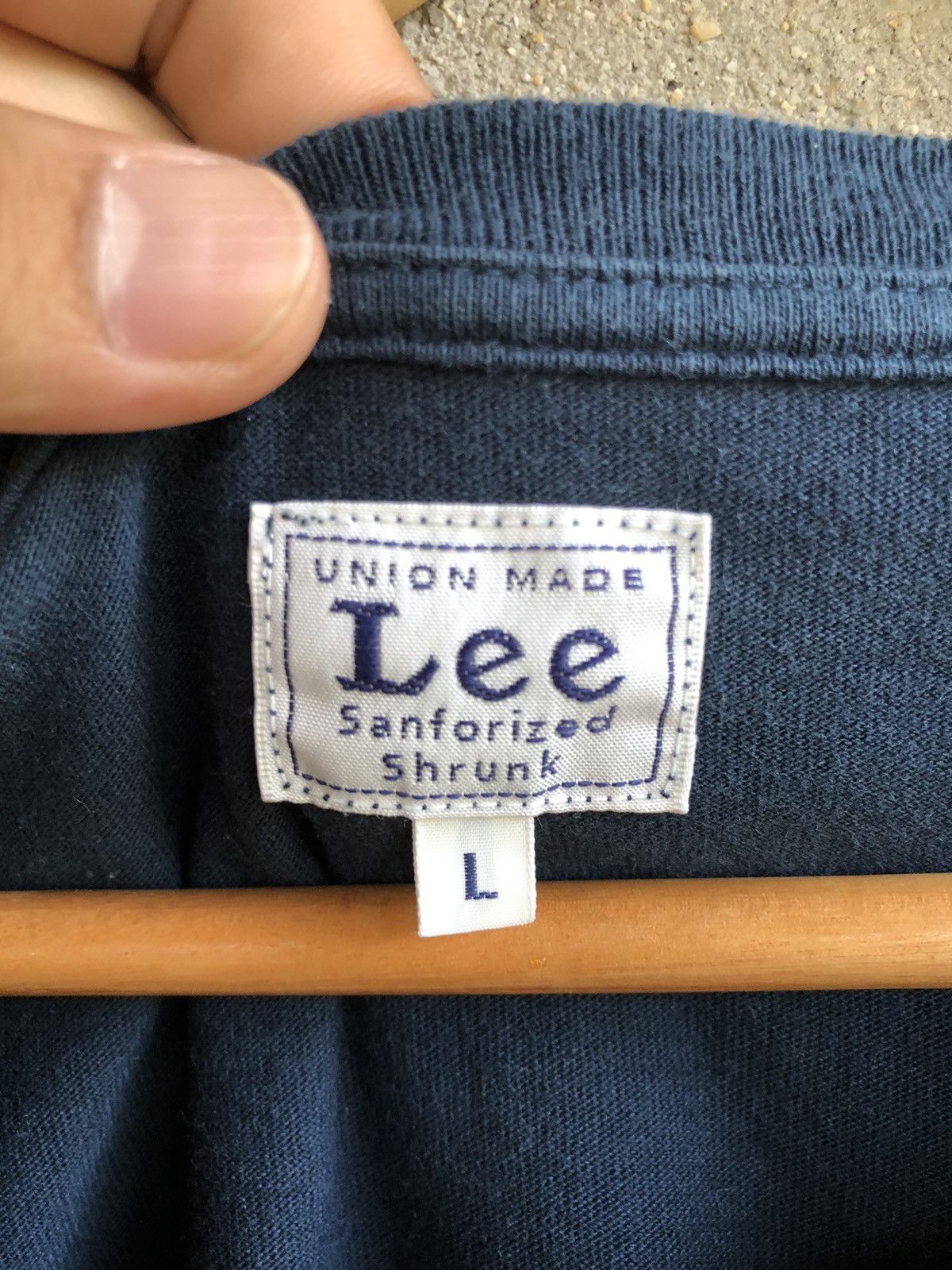 Japanese Brand × Lee Lee patches jeans logo t shirt Size S / US 4 / IT 40 - 4 Thumbnail