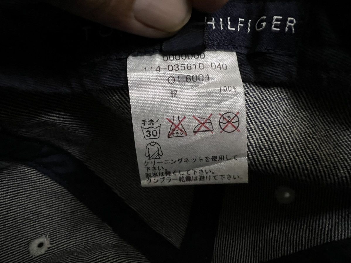 Japanese Brand × Tommy Hilfiger × Vintage VINTAGE TOMMY HILFIGER JAPAN PATCH LOGO DENIM STRAPBACK CAP Size ONE SIZE - 18 Thumbnail
