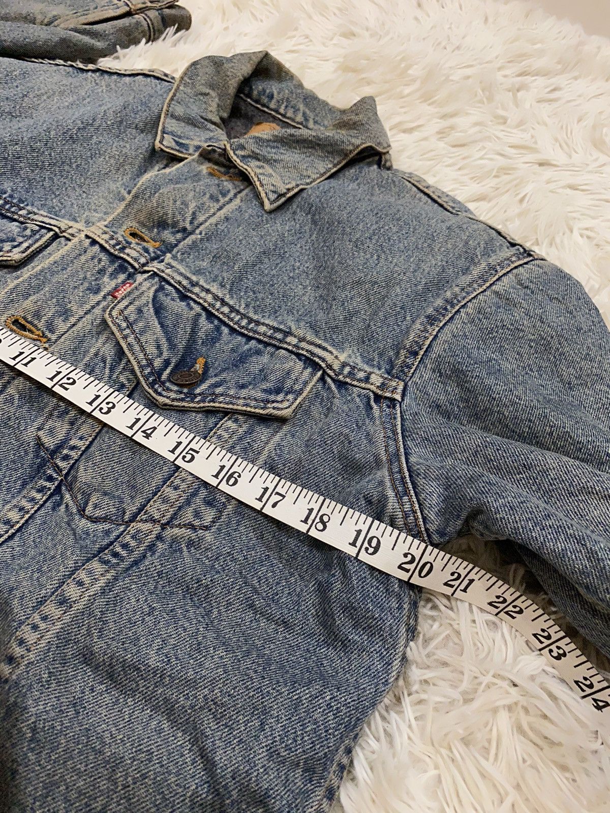 Levi's × Levi's Vintage Clothing Vintage Levi’s Trucker Jacket Blanked Lined Made in USA Size US M / EU 48-50 / 2 - 15 Thumbnail