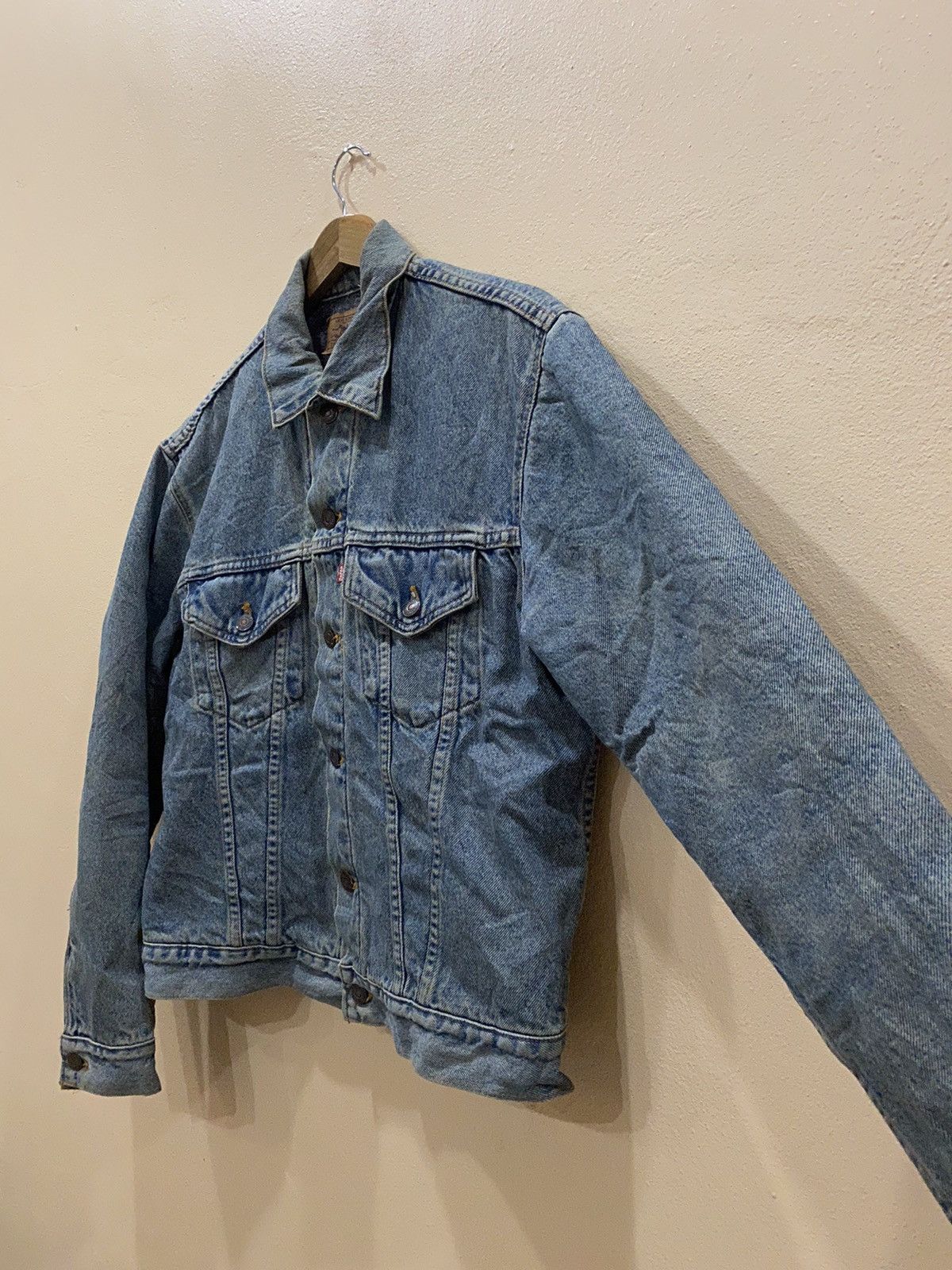 Levi's × Levi's Vintage Clothing Vintage Levi’s Trucker Jacket Blanked Lined Made in USA Size US M / EU 48-50 / 2 - 6 Thumbnail