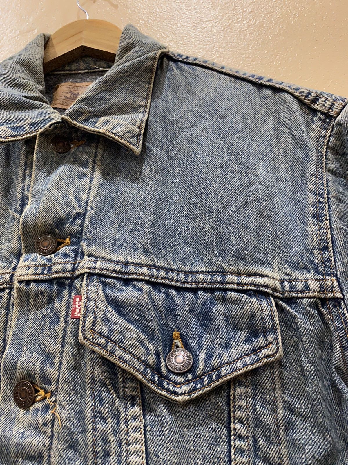 Levi's × Levi's Vintage Clothing Vintage Levi’s Trucker Jacket Blanked Lined Made in USA Size US M / EU 48-50 / 2 - 5 Thumbnail