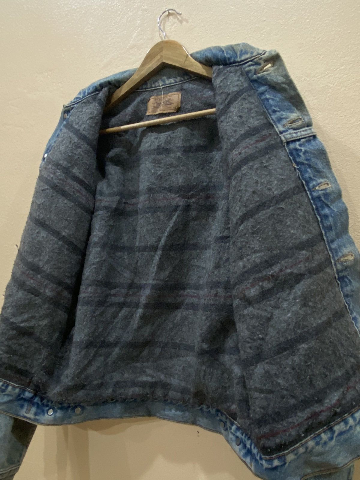 Levi's × Levi's Vintage Clothing Vintage Levi’s Trucker Jacket Blanked Lined Made in USA Size US M / EU 48-50 / 2 - 10 Thumbnail