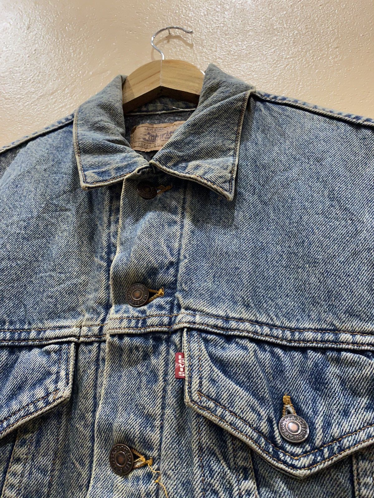 Levi's × Levi's Vintage Clothing Vintage Levi’s Trucker Jacket Blanked Lined Made in USA Size US M / EU 48-50 / 2 - 4 Thumbnail