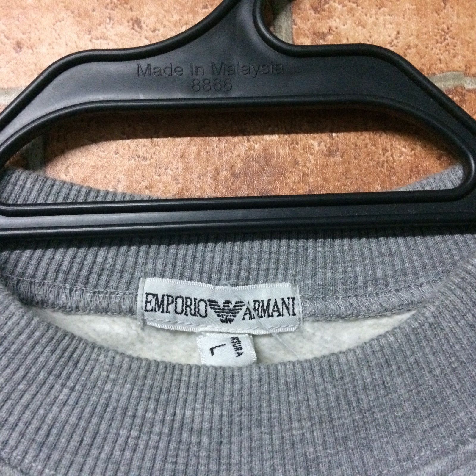 Emporio Armani Vintage Crewneck Made In ITALY Size US L / EU 52-54 / 3 - 3 Thumbnail