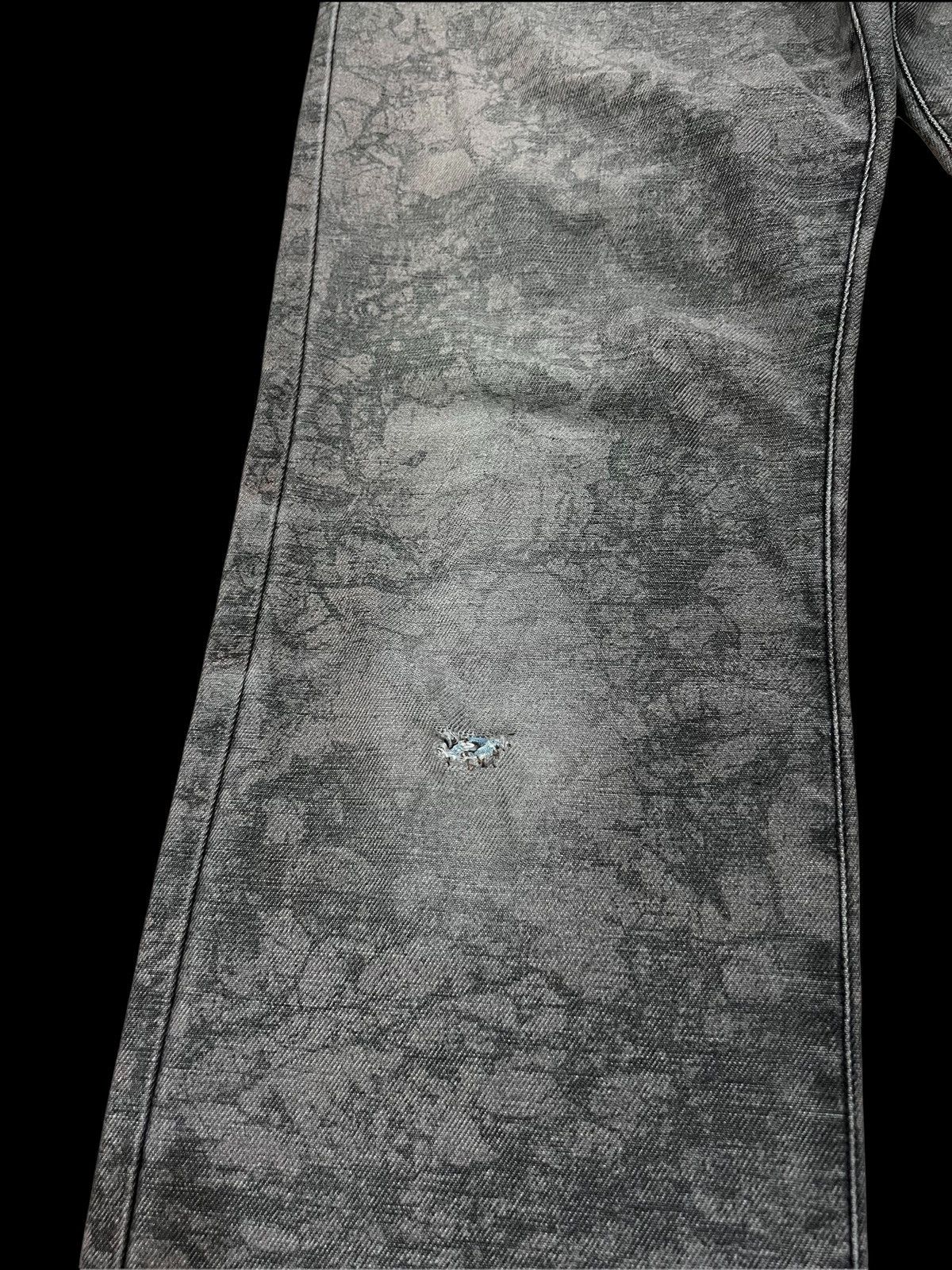 If Six Was Nine × Japanese Brand × Undercover Japanese Brand Men Bigi Black Faded Bleach Distressed Pants Size US 27 - 8 Thumbnail