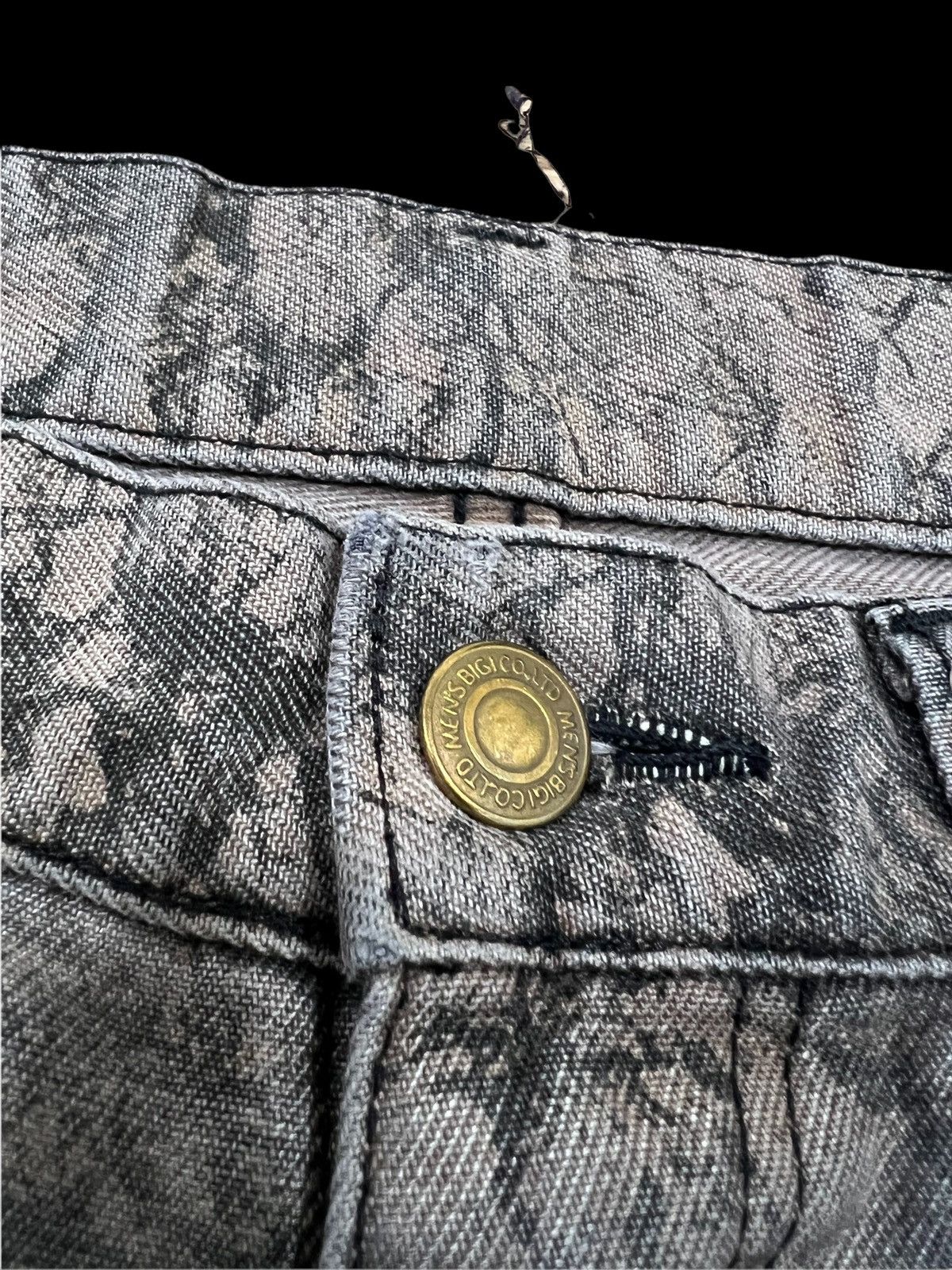 If Six Was Nine × Japanese Brand × Undercover Japanese Brand Men Bigi Black Faded Bleach Distressed Pants Size US 27 - 10 Thumbnail
