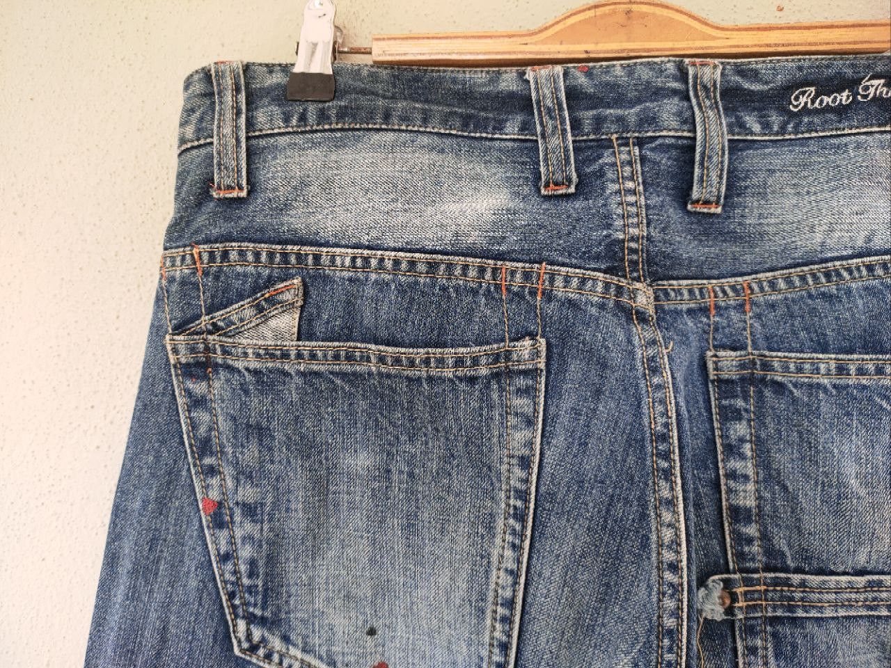 Japanese Brand Root Three Painter Denim Size US 33 - 8 Thumbnail
