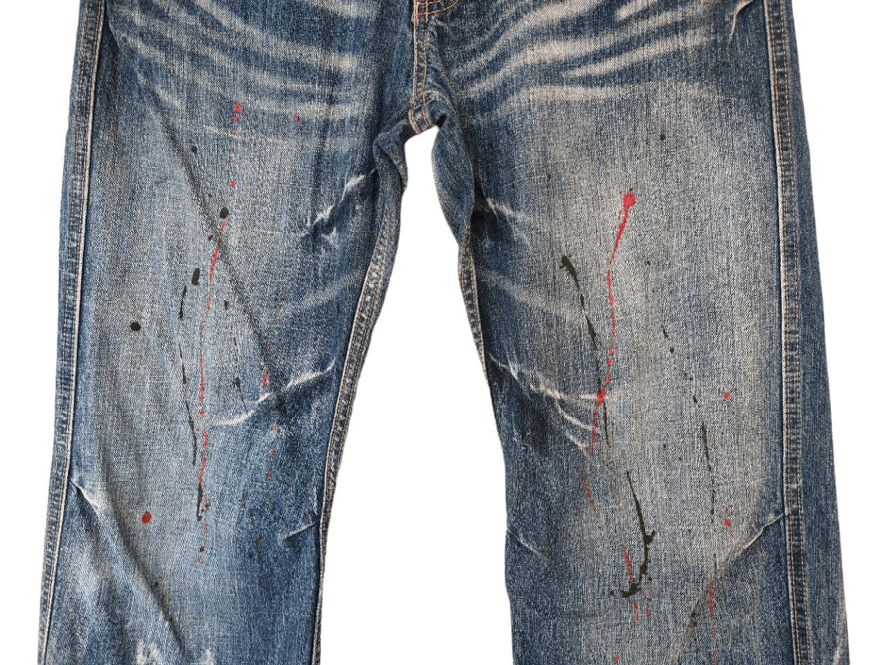Japanese Brand Root Three Painter Denim Size US 33 - 6 Thumbnail