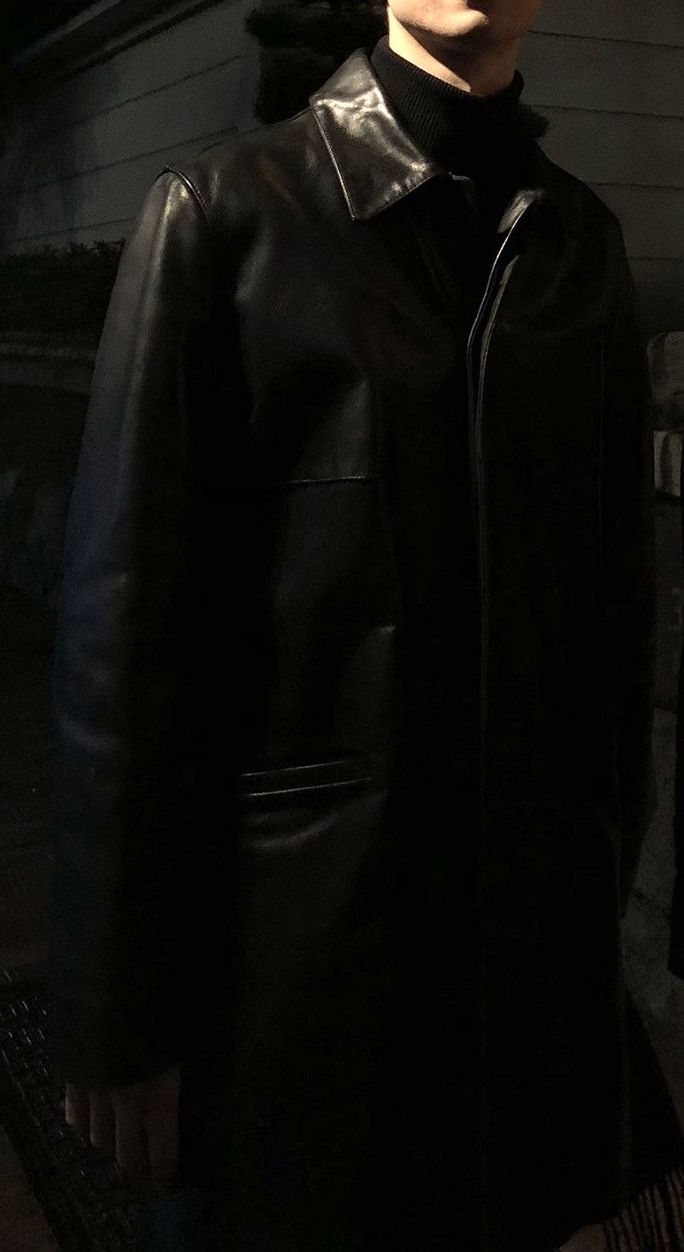 A.P.C. Horse Leather Coat - made in France - APC archive Size US M / EU 48-50 / 2 - 5 Thumbnail