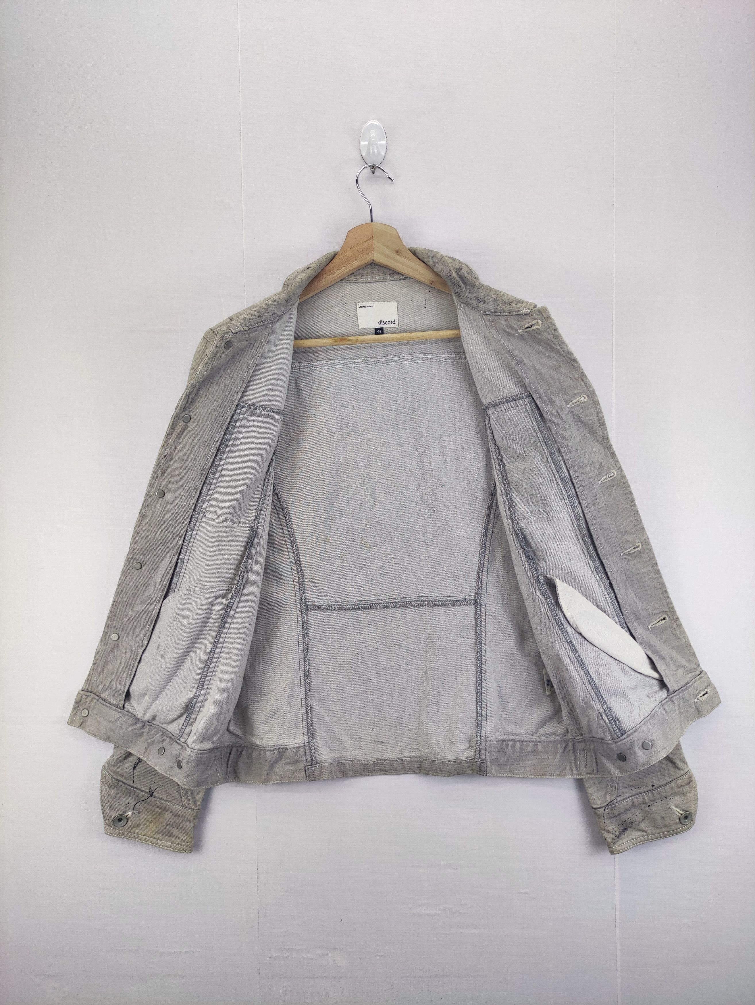 Denime Vintage Denim Jacket Paint Splash Size US S / EU 44-46 / 1 - 7 Thumbnail
