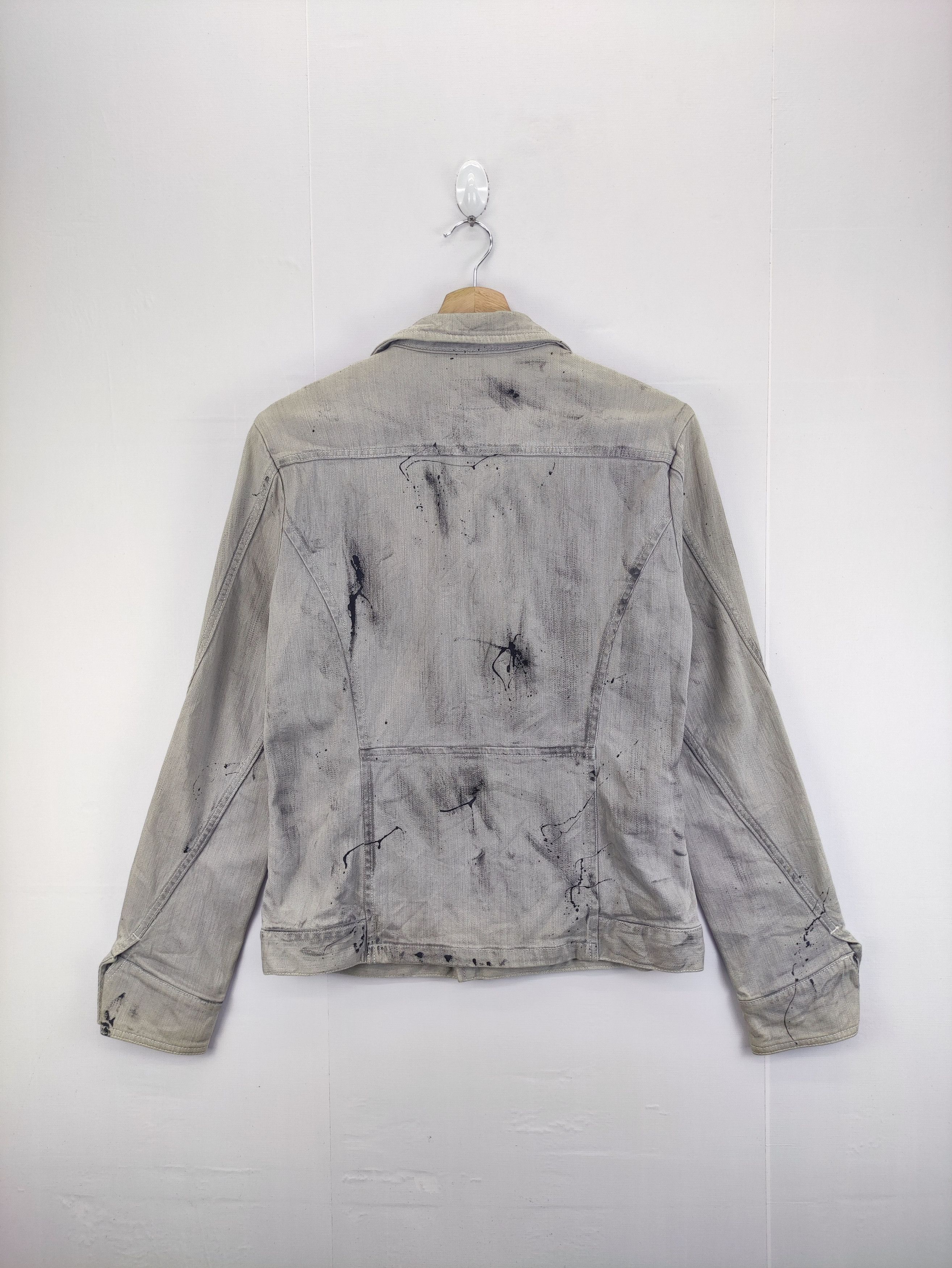 Denime Vintage Denim Jacket Paint Splash Size US S / EU 44-46 / 1 - 10 Thumbnail