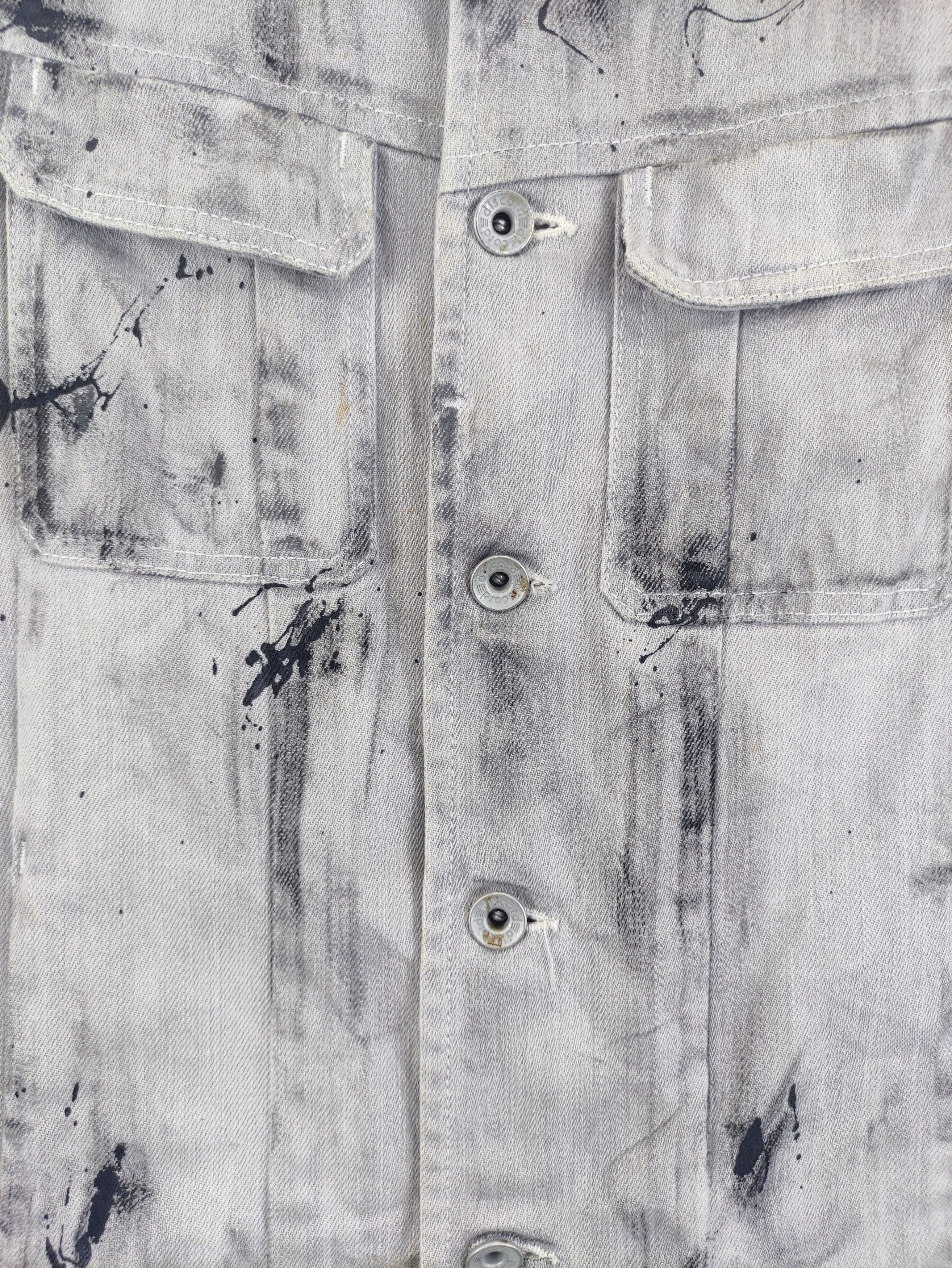 Denime Vintage Denim Jacket Paint Splash Size US S / EU 44-46 / 1 - 4 Thumbnail