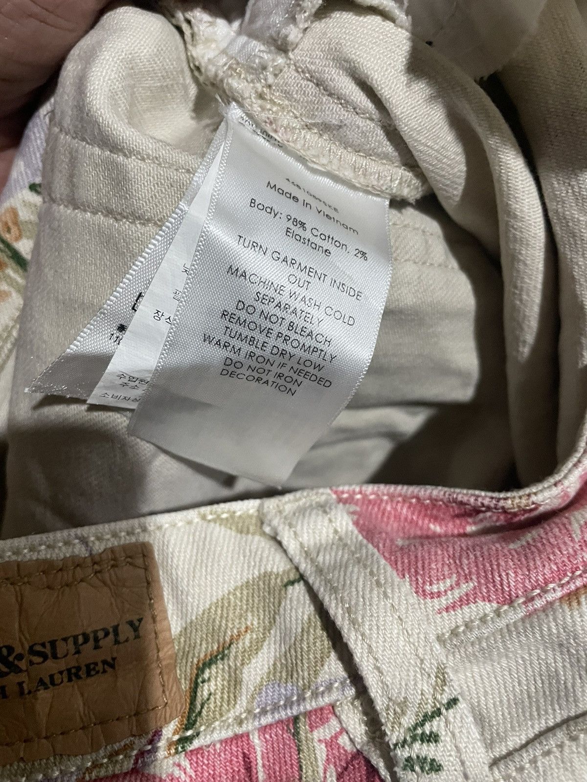 Denim & Supply Ralph Lauren × Polo Ralph Lauren × Ralph Lauren Ralph Lauren Flora Skinny Zipper Leg Biker Jeans Size 30" / US 8 / IT 44 - 20 Thumbnail