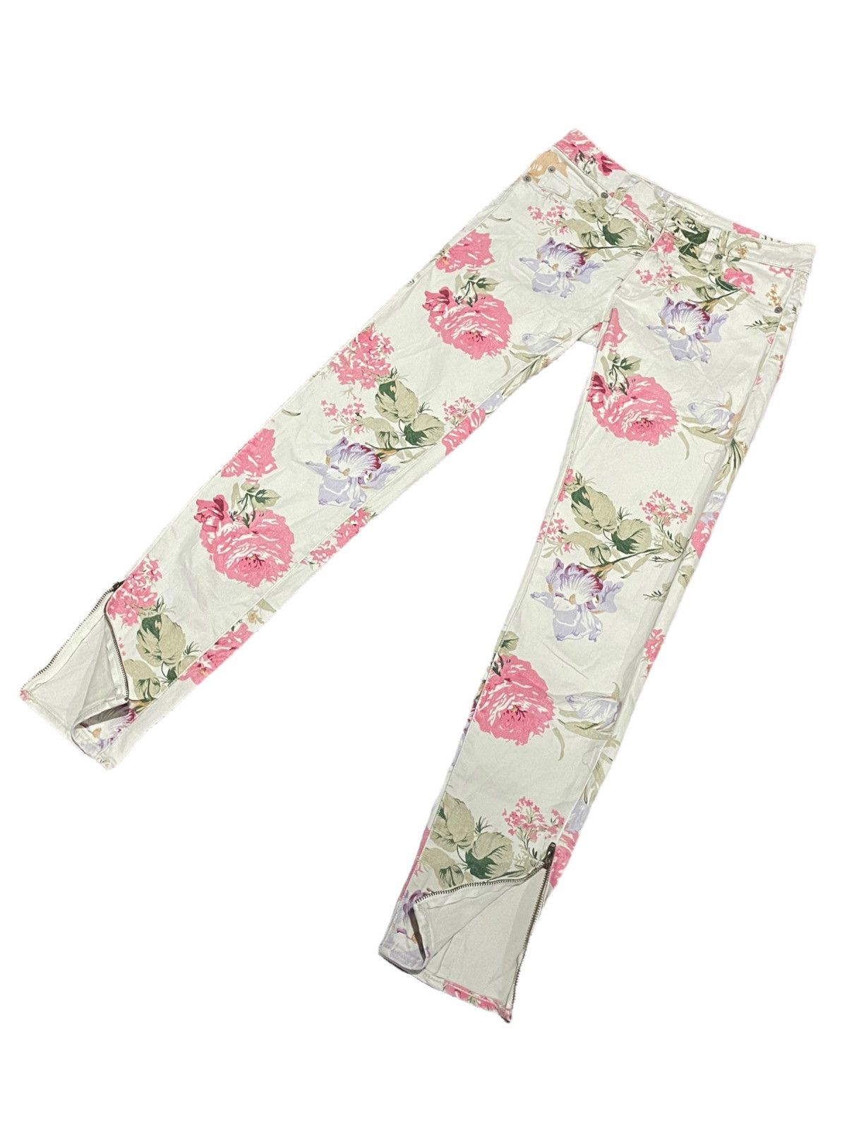 Denim & Supply Ralph Lauren × Polo Ralph Lauren × Ralph Lauren Ralph Lauren Flora Skinny Zipper Leg Biker Jeans Size 30" / US 8 / IT 44 - 6 Thumbnail
