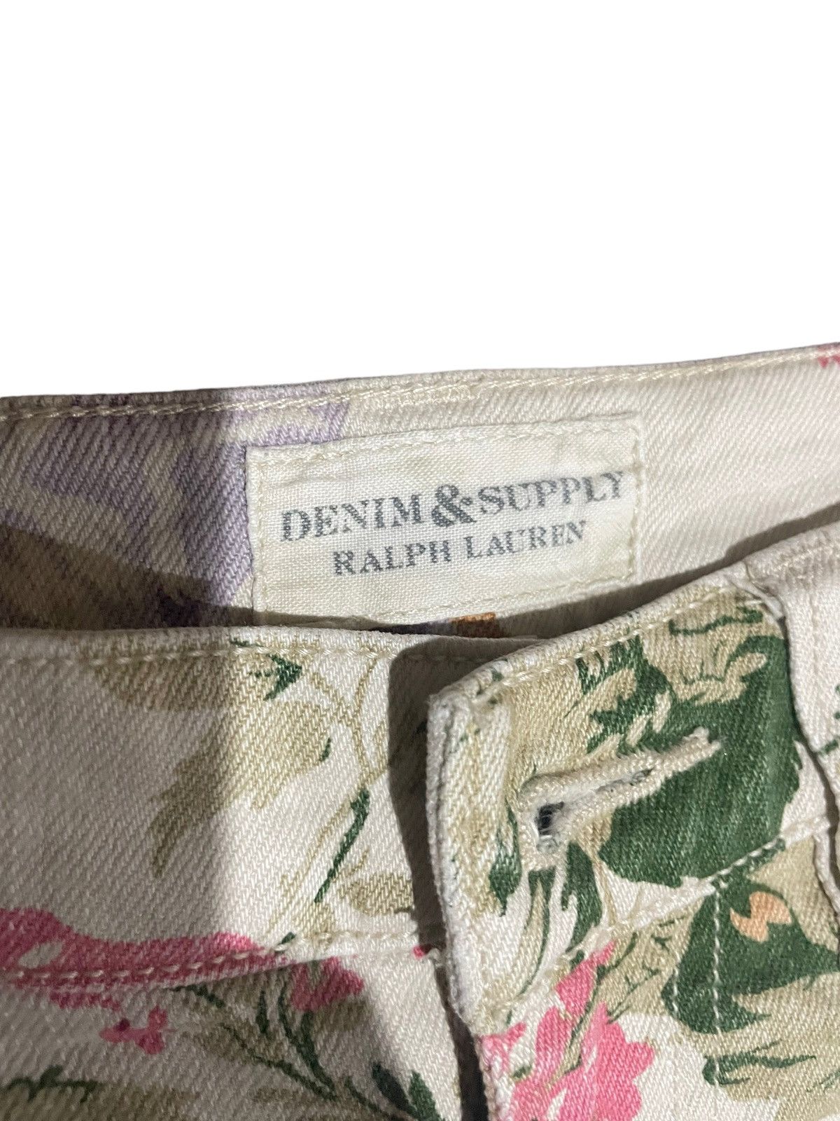 Denim & Supply Ralph Lauren × Polo Ralph Lauren × Ralph Lauren Ralph Lauren Flora Skinny Zipper Leg Biker Jeans Size 30" / US 8 / IT 44 - 17 Thumbnail