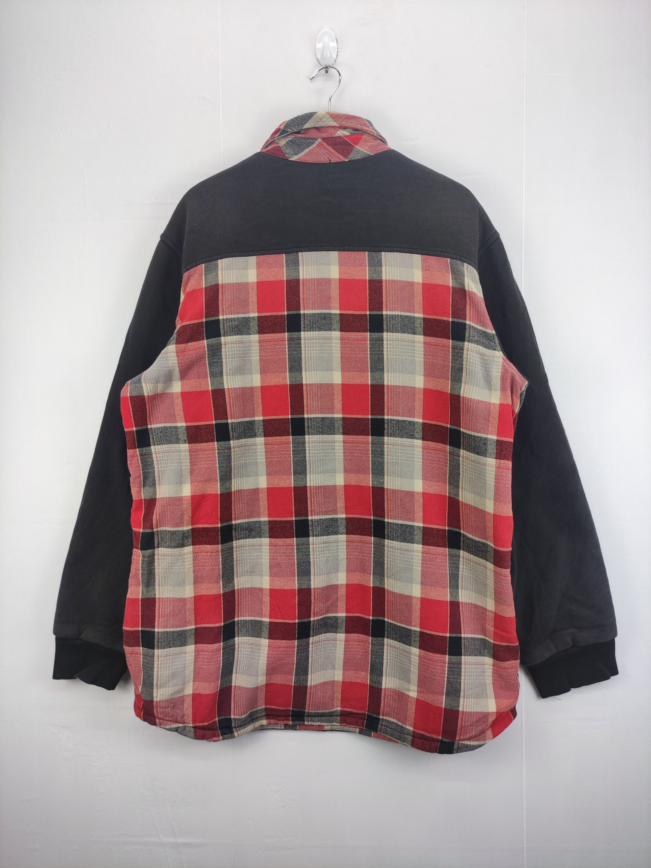 Japanese Brand Vintage Burn Street Jacket Flannel Button Up Size US XL / EU 56 / 4 - 9 Thumbnail