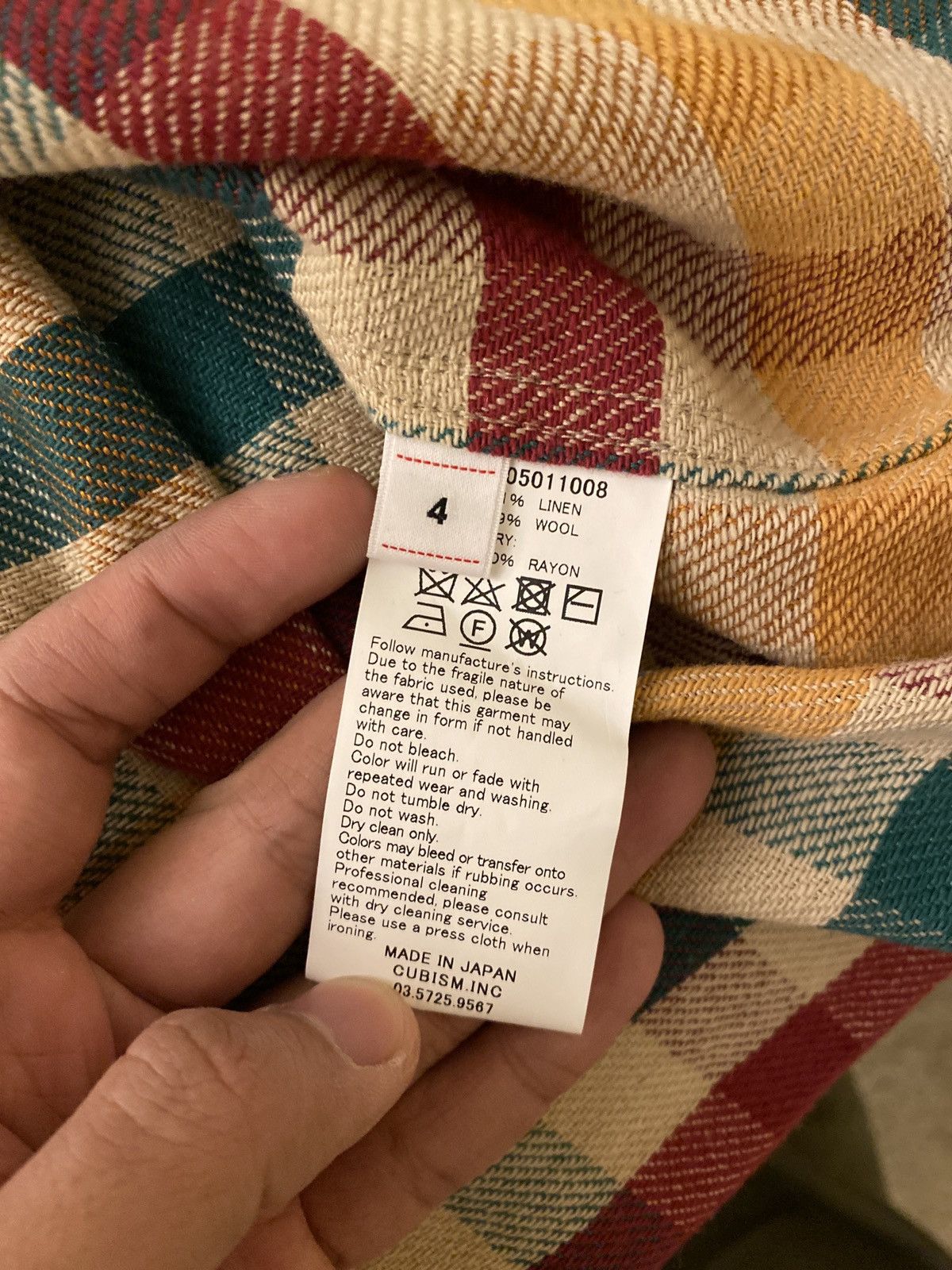 Visvim Visvim Lumber Check 22AW Sz 4 Size US XL / EU 56 / 4 - 6 Thumbnail