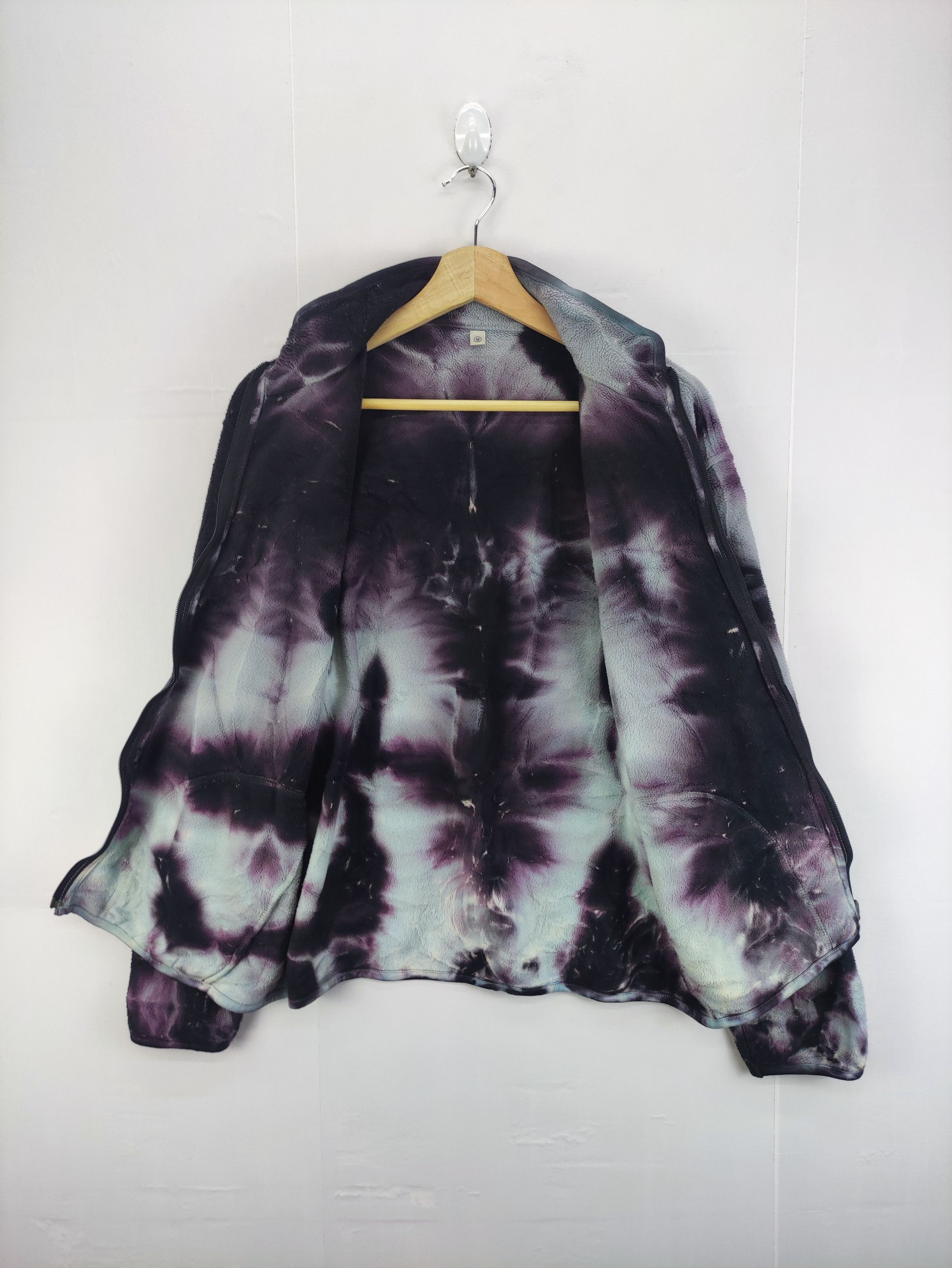 Uniqlo Uniqlo Tie Dye Fleece Sweater Zipper Jacket Size US M / EU 48-50 / 2 - 4 Thumbnail