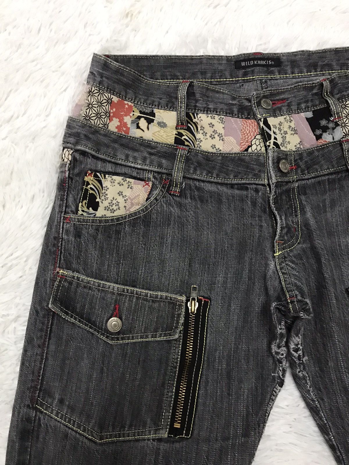 Japanese Brand Wild Khakis Multipockets Pant Size US 35 - 8 Thumbnail