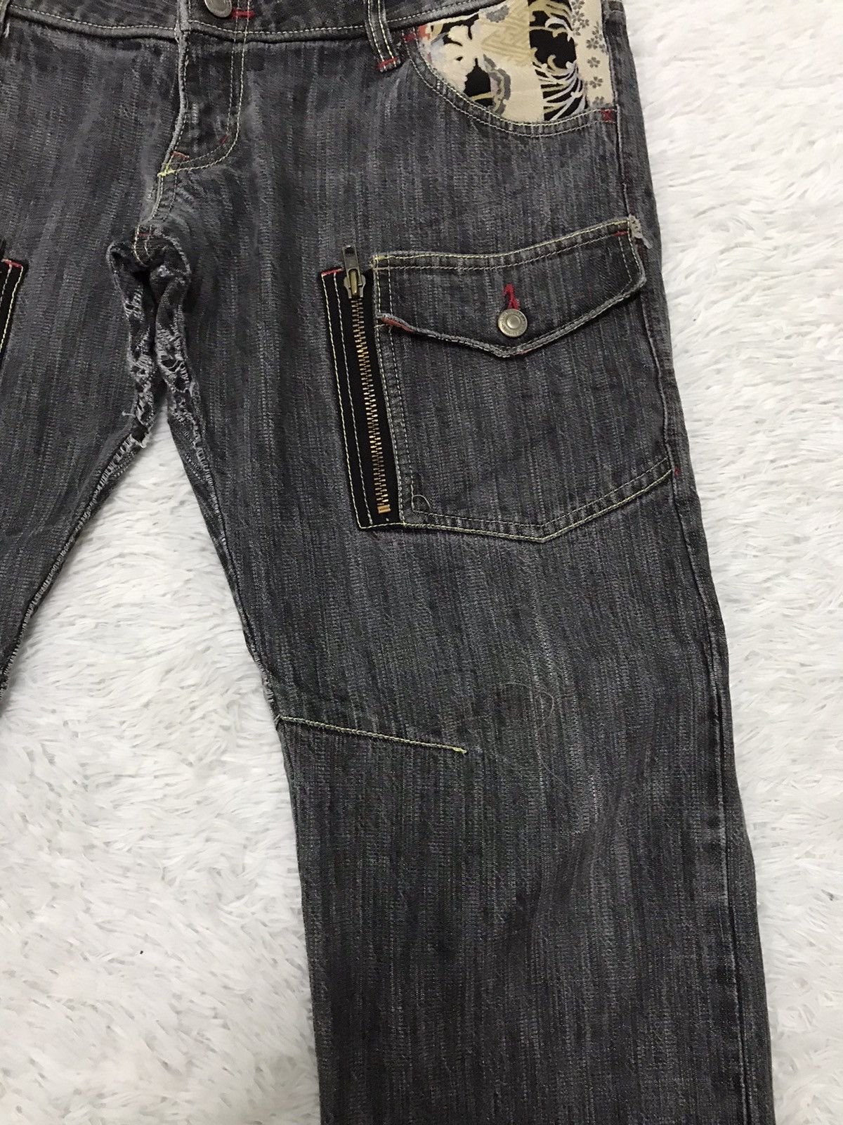 Japanese Brand Wild Khakis Multipockets Pant Size US 35 - 5 Thumbnail